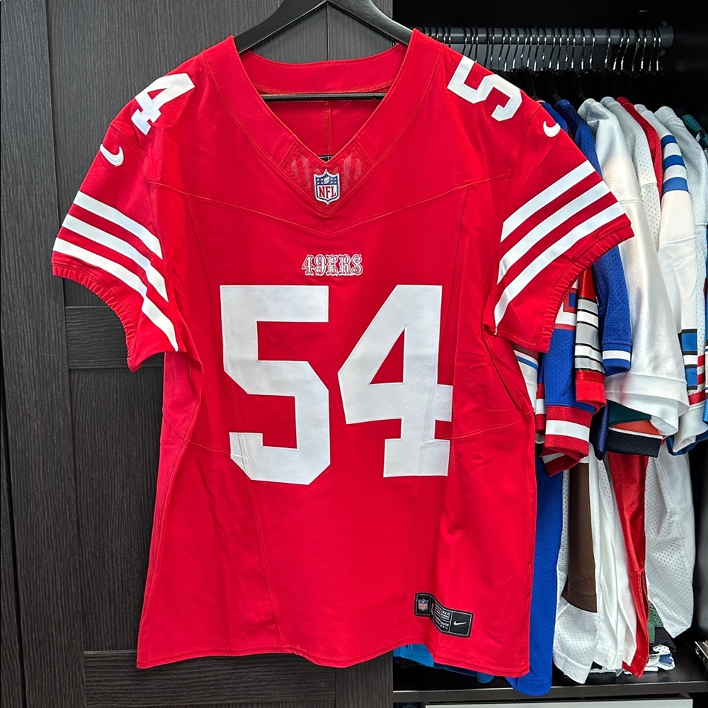 Fred Warner San Francisco 49ers Nike Vapor F.U.S.E. Elite Jersey - Scarlet